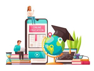 Perbedaan Online Learning dan Offline Learning perbedaan online dan oflfine learning 4 300x228