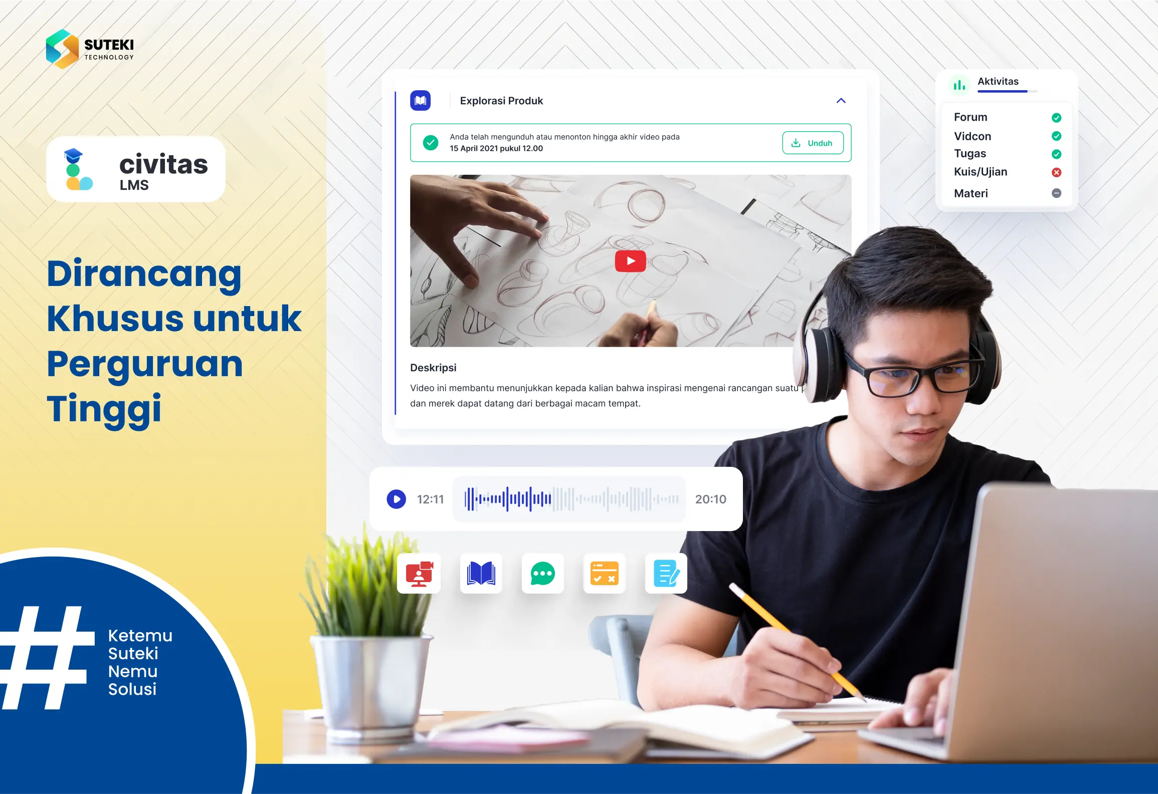 Civitas LMS Dirancang Khusus untuk Perguruan Tinggi