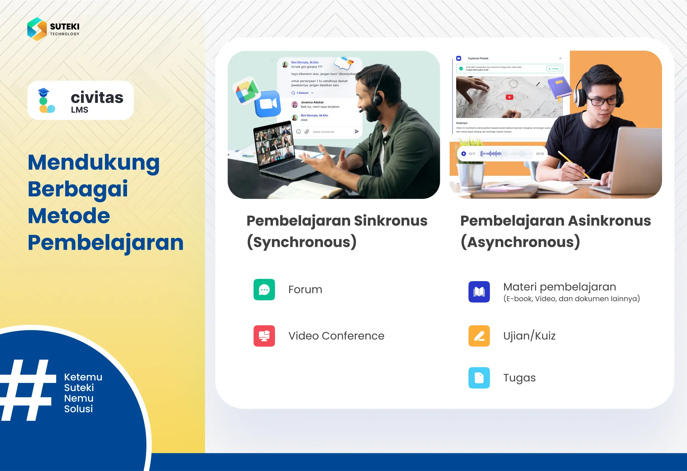 Civitas LMS Mendukung Berbagai Metode Pembelajaran