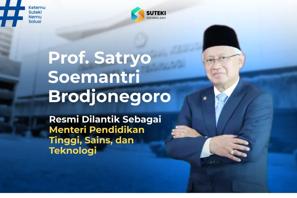 Prof. Satryo Soemantri Resmi Dilantik Sebagai Mendikti Saintek