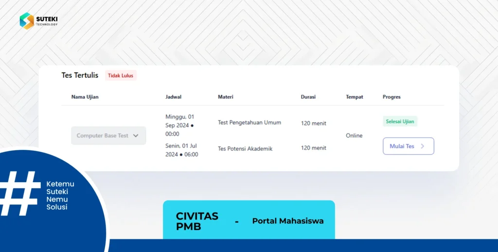 test cbt aplikasi civitas pmb online