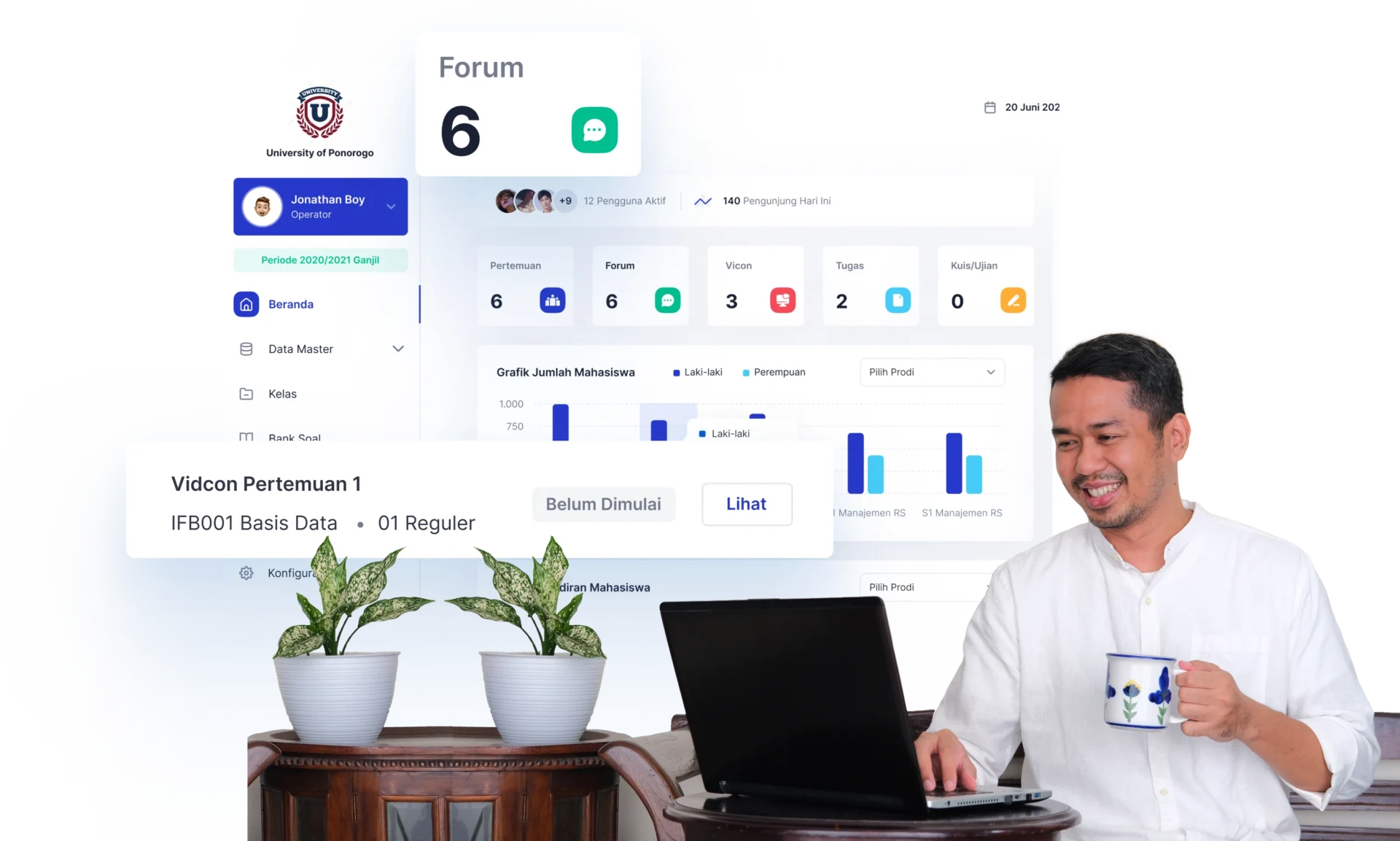 Reporting dan evaluasi pada Civitas LMS