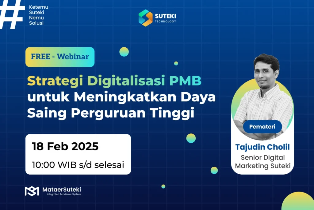 webinar strategi digitalisasi pmb untuk meningkatkan daya saing perguruan tinggi