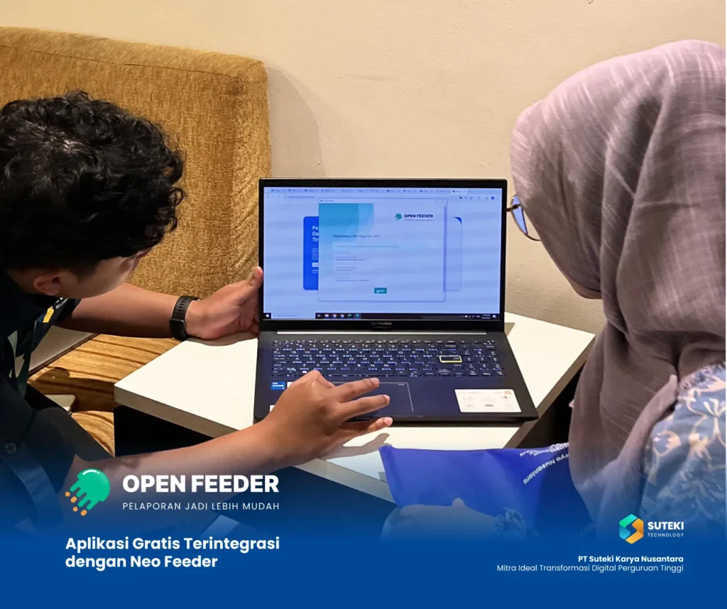 Suteki Technology mengembangkan Open Feeder, aplikasi gratis yang terintegrasi dengan Neo Feeder PDDIKTI