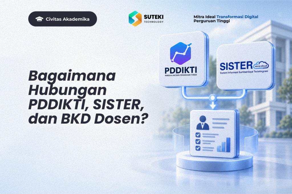 Hubungan PDDIKTI SISTER dan BKD dalam pengelolaan data dosen perguruan tinggi
