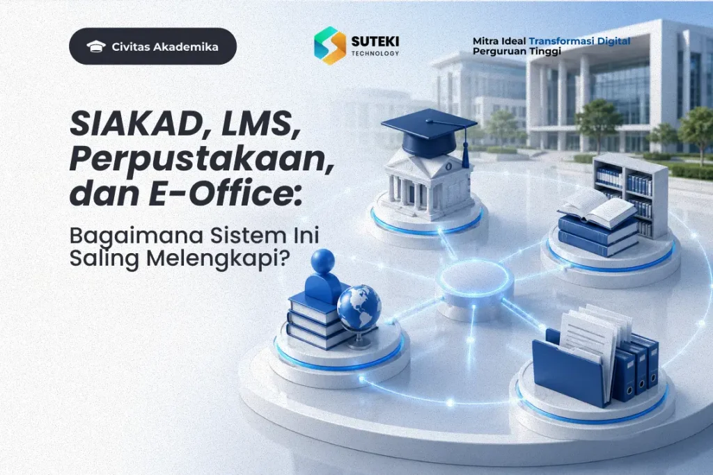 SIAKAD LMS perpustakaan dan E-Office dalam ekosistem digital perguruan tinggi