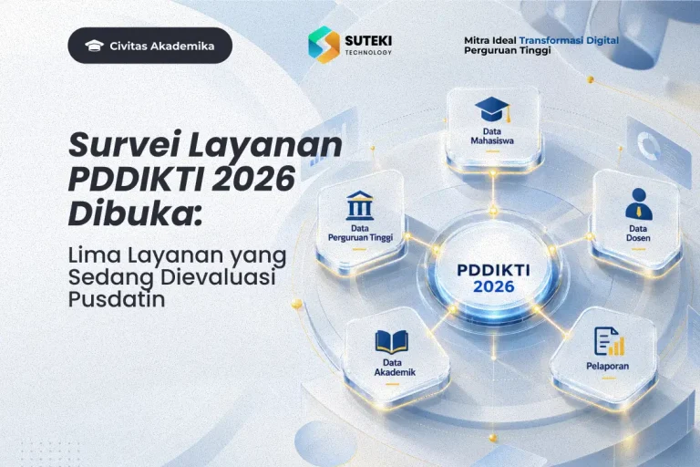Survei Layanan PDDIKTI 2026 Dibuka: Lima Layanan yang Sedang Dievaluasi Pusdatin